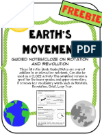 Rotation and Revolution Movement Gaps