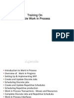 Training On Oracle Work in Process