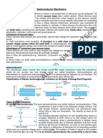 Notes On Semiconductor Electronics