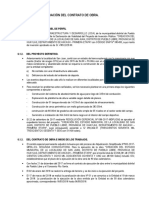 Informe de Liquidación Del Contrato