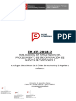 Publicacion de Resultados IM CE 2018-2-2