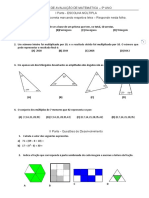 FICHA AVALIAÇÃO - Frações PDF