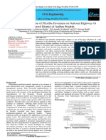 Performance Evaluation of Flexible Pavement On National Highway-18 Kurnool District of Andhra Pradesh