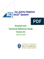 The Johns Hopkins ACG System: Excerpt From Technical Reference Guide