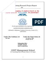 Documents MX Sudhir Internship On Tata Steel Jamshedpur Skills Mapping