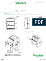 SmartX Controller As-P - SmartStruxure Solution - Installation Sheet