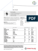 Makrolon UV: Solid Polycarbonate Sheet