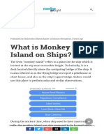 What Is A Monkey Island On Ships