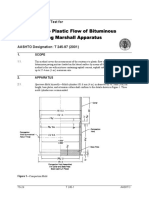 Resistance To Plastic Flow of Bituminous Mixtures Using Marshall Apparatus