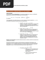 Inecuaciones y Sistemas Lineales Con Una Incognita