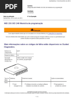 MID 233 SID 240 Memória de Programação PDF