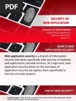 Web Application Security