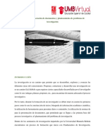  Elaboracion de Documentos y Planteamiento de Problema de Investigacin