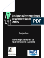 Introduction To Electromagnetism and Its Application To Materials Science