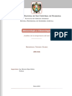 Análisis de La Temperatura Del Aire