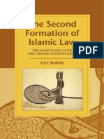 (Cambridge Studies in Islamic Civilization) Guy Burak - The Second Formation of Islamic Law - The Hanafi School in The Early Modern Ottoman Empire (2015, Cambridge University Press) PDF