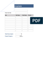 Project Tracking Template Orangescrum