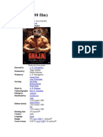 Ghajini (2008 Film) : From Wikipedia, The Free Encyclopedia Jump To