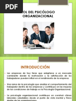 Rol Del Psicologo Organizacional