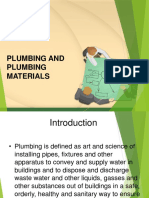 Plumbing and Plumbing Materials