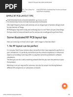 Simple RF PCB Layout Tips (2.4GHz and 5GHz Bands)