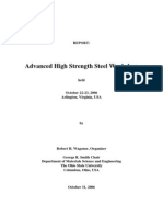 Advanced High Strength Steel Workshop: Report