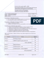 Examen de Fin de Formation Tsge 2013 2014