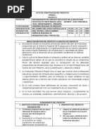 Acta de Constitucion Del Proyecto