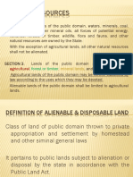 Natural Resources: Forest or Timber