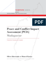 Peace and Conflict Impact Assessment (PCIA) : Madagascar, October 2010 - Traduction Française de L'anglais