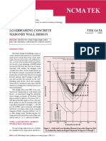 Ncma Tek: Loadbearing Concrete Masonry Wall Design TEK 14-5A