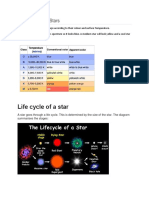 Classification of Stars