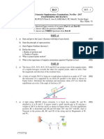 Mechanics Question - Paper Jntuk