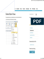 Delete Blank Rows in Excel - Easy Excel Tutorial