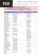 GlobalMeet Access Numbers PDF