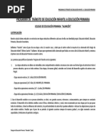 Programa de Transito de Educacion Infantil A Primaria