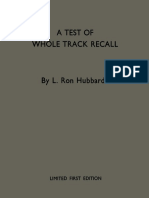 A Test of Whole Track Recall 1968