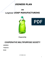 BUSINESS PLAN FOR Soap Making