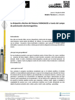 La Disipación Efectiva Del Sistema FARAGAUSS