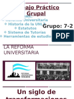 La Reforma Universitaria Power Point 2 Terminado