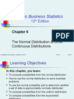 Chapter 6 The Normal Distribution Other Continuous Distributions