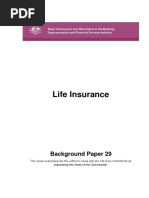 Life Insurance Background Paper 29