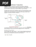 Scott Connected Transformer