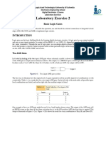 Laboratory Exercise 2: Basic Logic Gates