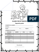 Examen 2do Grado 3t Koalin