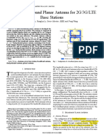 Broadband Planar Antennas For Mobile Communications Base Stations