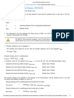 Cover To Reinforcement (Beams - BS 8110)