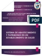 Sistema de Abastecimiento y Patrimonio en Un Establecimiento de Salud