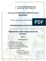 Monografia Sobre Instalación de Gas Natural.