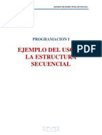 Ejemplo de Estructura Secuencial PDF